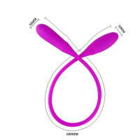 Pretty Love Smart Snaky Vibe Whip/double vibrator pink