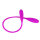 Pretty Love Smart Snaky Vibe Whip/double vibrator pink