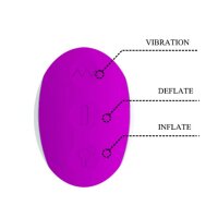 Pretty Love Smart Dempsey Aufblasbarer Vibrator pink