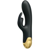 Pretty Love Smart Double Pleasure Vibrator schwarz gold