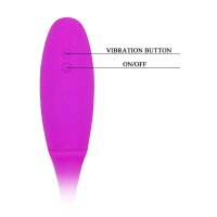 Pretty Love Smart Snaky Vibe 2 Whip/double vibrator pink