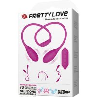Pretty Love Dream Lovers Whip Whip/double vibrator pink