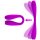Pretty Love G-spot and clitoris vibrator purple