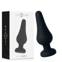 Intense Analplug in Schwarz Gr&ouml;&szlig;e L