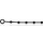 OHMAMA Anal chain black 23 cm