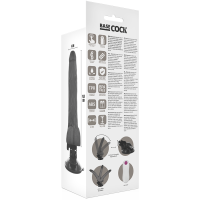 Basecock Vibrator 18,5 cm in Schwarz