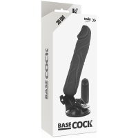 Basecock Vibrator mit Fernbedienung und Penisverl&auml;ngerer Schwarz