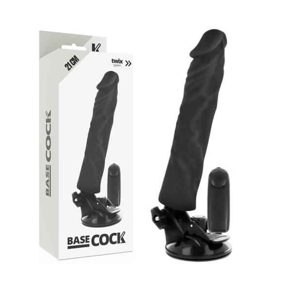 Basecock Vibrator mit Fernbedienung 21 cm Schwarz