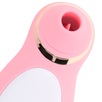 OHMAMA Clitoris stimulator with tongue pink 10 levels