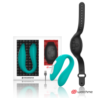 Wearwatch Paar Vibrator Aquamarine + Jet