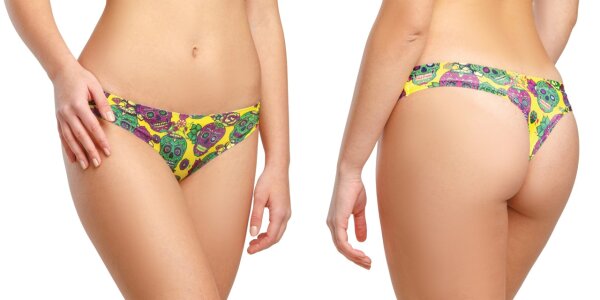 Mem&egrave;Me Skulls Lovers Muertos Thong S