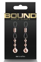 Bound Nipple Clamps D1 Rose Gold