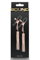 Bound Nipple Clamps D2 Rose Gold
