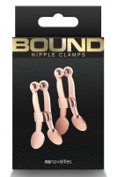 Bound Nipple Clamps C1 Rose Gold