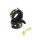 Shiny Black Leather Handcuff