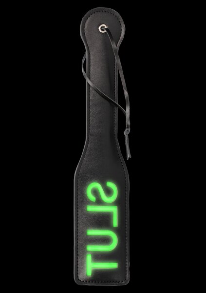 Slut Paddle Glow in the Dark