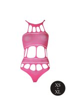 Shots Ouch! UV neon bodysuit one size pink