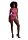 Shots Ouch! UV neon bodysuit one size pink