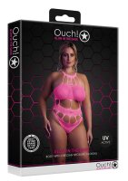 Shots Ouch! UV-Neon Body Plussize pink