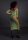 Shots Ouch!  UV-Neon Langarm  Crop Top und langer Rock Onesize gr&uuml;n
