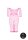 Shots Ouch!  UV-Neon Langarm Crop Top und langer Rock Plussize pink