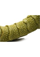 Swamp Monster Scaly Silicone Dildo Black 24 cm