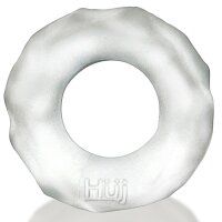 H&uuml;nkyjunk Fractal Tactile Silicone Cockring Clear Ice
