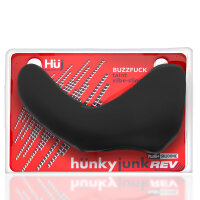 H&uuml;nkyjunk Buzzfuck Sling With Taint Vibe Vibrating Cock Sling Tar Ice