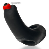 H&uuml;nkyjunk Buzzfuck Sling With Taint Vibe Vibrating Cock Sling Tar Ice