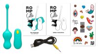 Romp Cello vibro-ball duo turquoise
