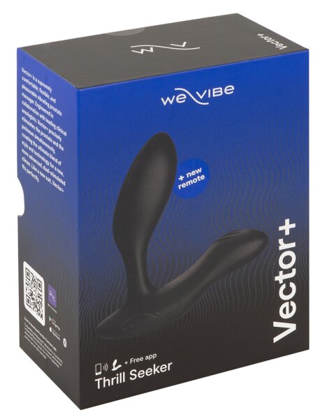 WE-VIBE Vector+ anal vibrator black