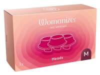 Womanizer 3x Ersatzkappen Premium 2 rot M