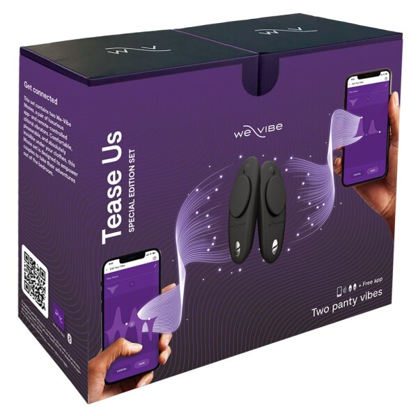 WE-VIBE Moxie+ 2 x panty vibrator set black