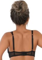 Unlined bra with faux underbust 85B