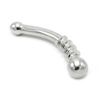 Curve Steel Dildo Twisted 21 cm