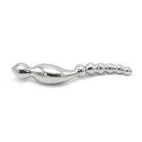 Curve Steel Dildo Ridges 22 cm