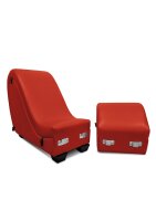Master Series Kinky Sex Chaise with Love Pillows Red