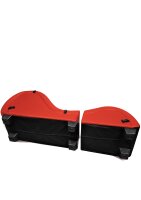 Kinky Sex Chaise with Love Pillows Red