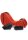 Kinky Sex Chaise with Love Pillows Red