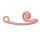 Snail Vibe Curve Vibrator Peachy Pink