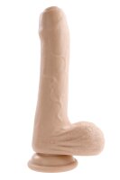 Evolved Peek A Boo Vibrating Dildo 8 Inch Light