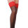 Passion halterlose Str&uuml;mpfe black/red 17 DEN
