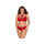 Axami Plus Size bra red