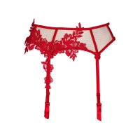 Axami garter belt red