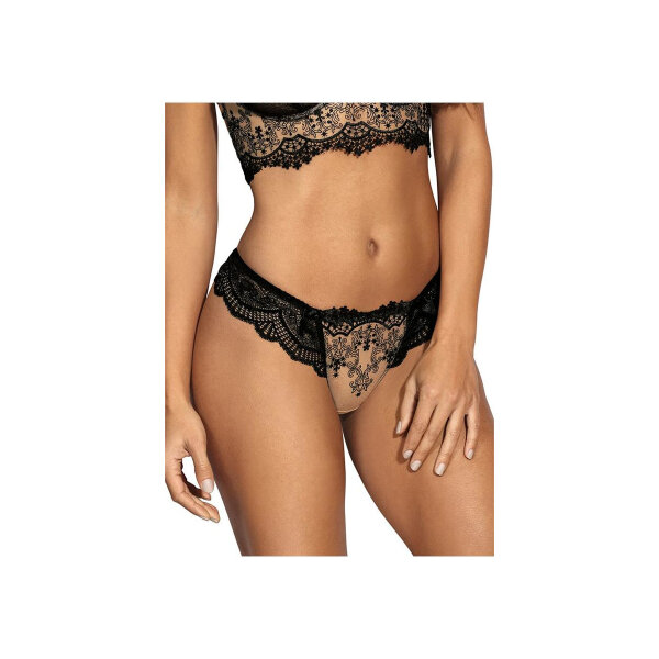 Axami string black-beige