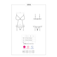 Obsessive Laluna crotchless teddy black