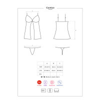 Obsessive Contica babydoll & thong black