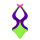 Obsessive Playa Norte swimsuit green-purple
