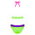 Obsessive Playa Norte swimsuit green-purple