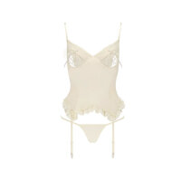 Avanua Bianca corset & thong ecru